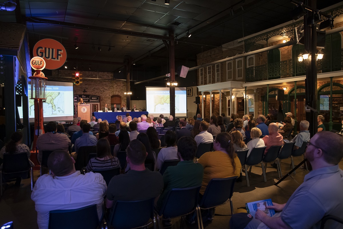 A lecture at the Museum of Commerce